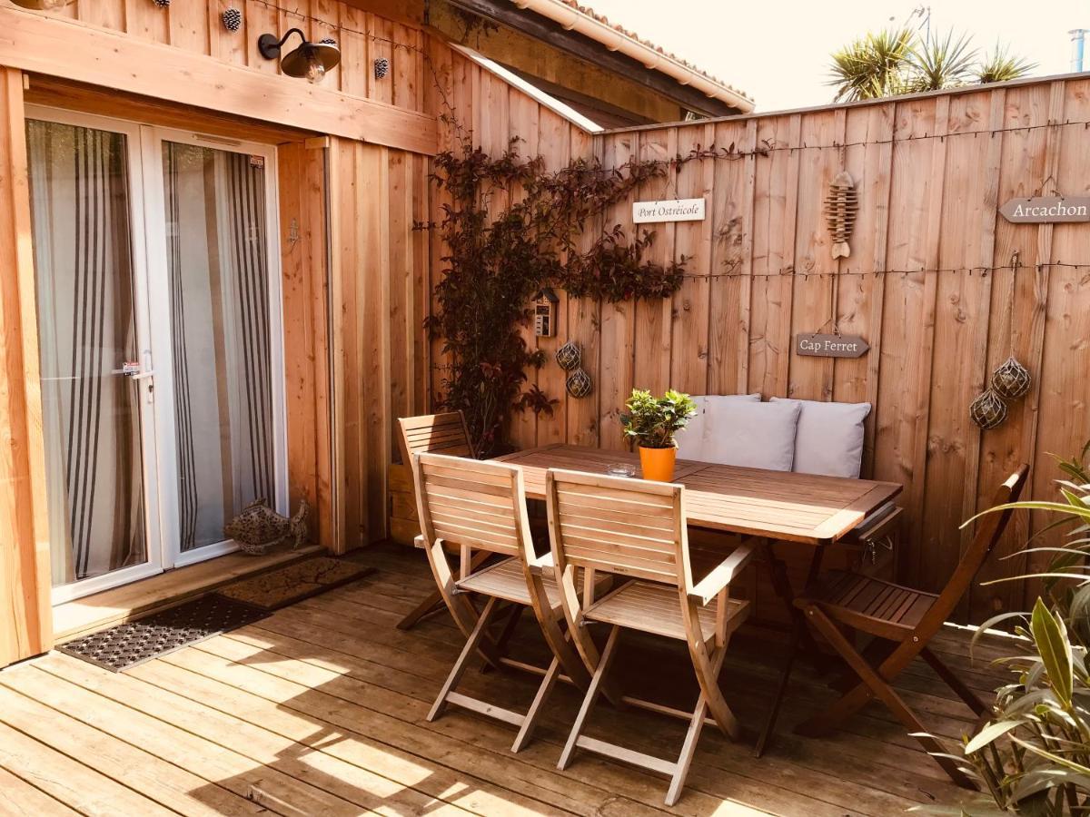 Cocon Entre Presqu'Ile Du Cap Ferret Et Plages Oceanes - Terrasse - 1 Velo Gratuit Ares Bagian luar foto